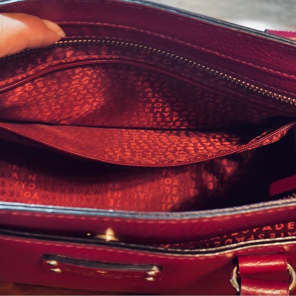 Kate Spade Wellesy Durham Fuchsia Hot Pink Tote w/Matching Wallet - Picture 8 of 14